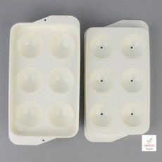 판타스틱터치 아이스볼 얼음 트레이 아이스볼얼음트레이, 타원 3구