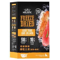ABSOLUTE HOLISTIC 凍乾主食 鹿肉+牛肉, 1個, 犬凍乾主食｜鮭魚+鮪魚