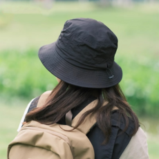 씨오브에이 여자 남자 등산 모자 가을 여름 골프 벙거지 버킷햇 사파리 모자, 블랙