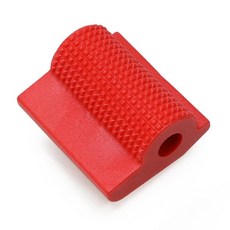 트레이서 오토바이 기어 변속 페달 미끄럼 방지 시프터 커버, 2. red