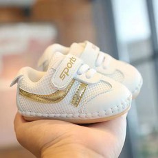 DIU 春秋季0一1歲寶寶軟底學步鞋小童透氣網面鞋3-6-10個月嬰幼兒童鞋