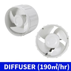 공장 창고 급기 배기 공조 환기용 디퓨져팬 배기팬 화장실 욕실 주방