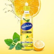 썬키스트 레몬에이드 제로, 350ml, 20개