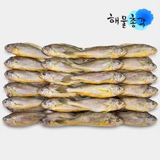 해물총각 싱싱 참조기 1박스 도매 매운탕 구이 튀김용, 1개, 3.5kg(50-52마리)