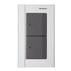 Panasonic 國際牌 GLATIMA系列 螢光五切開關附蓋板 WTGFP5552A/WTGFP5552S, 1個