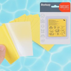 강력 접착 튜브 보트 수영장 패치 10매 쓱템, 1개