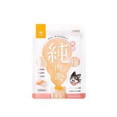 【寵星球】純肉泥 寵物零食 貓零食 貓條 貓狗零食 貓肉泥 狗零食 狗點心 貓狗點心 寵物肉泥, 6g, 鮭魚鬼頭刀