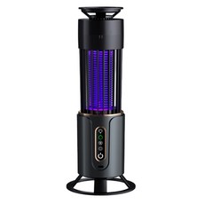 USB充電三合一滅蚊燈 灰色, 灰色 USB直插版