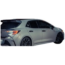 toyota Auris Corolla Sport 尾翼 免鑽孔，專用車身套件，提升操控穩定性，時尚運動外觀, 鍛造卡夢, 1套