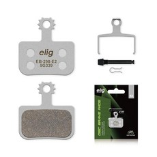 ELIG 자전거 디스크 브레이크 패드 Sram DB1 A1 DB3 DB5 레벨 T TL TLM B1 얼티밋 B1|MTB/eMTB/그래블/크로스컨트리(XC)용, Silver (E2) 1 Pair - w/Pin