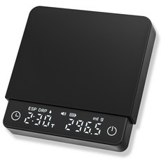 브루소 ESSO 에스프레소 커피저울 에쏘 전용 카페 바리스타 핸드드립 저울, 2. 올 화이트 LED