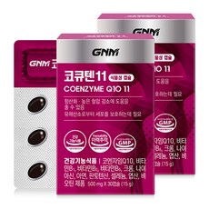 GNM자연의품격 코큐텐11 코엔자임Q10 11, 30정, 2개