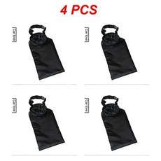 자동차 쓰레기통 쓰레기 봉투 휴대용 부직포 좌석 등받이 보관 가방 누출 방지 상자 정리함 포켓 자동차 인테리어 1 ~ 5 개, 4)Black 4pcs