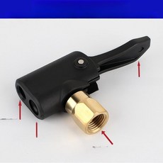 타이어공기주입기 에어밸브 공기주입노즐 타이어게이지 에어펌프연결구 차량정비용품, 내부 다기능, 기본 모델명/품번