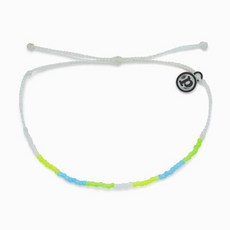 Pura Vida 美國手工 NEON OMBRE小彩珠霓虹蠟線可調式衝浪手鍊手環 (2色)
