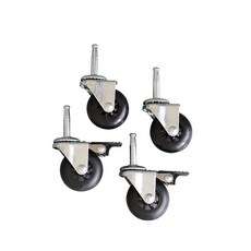 樹德 貨櫃收納箱專用輪子 MIT台灣製, 1個, 貨櫃椅專用輪子(1組四顆)