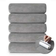 연화삼월 호텔 수건 40수 수건 10장 무형광 OEKO-TEX 알러지/진드기 방지 항균인증 세면 타올 수건 집들이 선물 400GSM 세면 타올, 5개, 03연회색