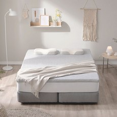 까르마 항균 클린 메모리폼 55밀도 토퍼, 그레이, 3cm