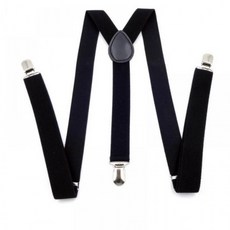 남성 패션 셔츠 무지 멜빵 와이셔츠 고정 집게 소품