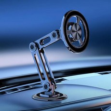 맥세이프 호환 메탈 마그네틱 차량용 핸드폰 거치대, 1개, 블랙