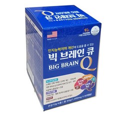 빅브레인큐 60캡슐 빅 브레인 큐 Q 382412