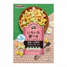 Doggyman 犬用低脂野菜迷你餅乾80g, 1個, 低脂野菜