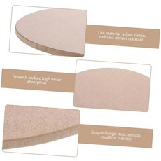 12-35CM 도 건조 보드 DIY 도 휠 박쥐 건조 섬유판 점토 도구 세라믹 조각 균형 턴테이블 트레이, 1개, [03] Thickness0.8MM 12CM