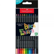 Faber-Castell 블랙 에디션 색연필 클래식 1개(50개 팩), Classic