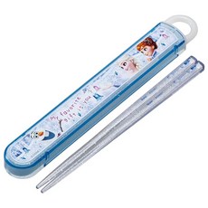 스케이터Skater 도시락 수저통세트 젓가락 16.5cm 용 가공 겨울왕국24 열기 쉬운 슬라이드식 일제 ABS2AMAGA, 상세페이지 참조, 1개