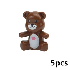 MOC 시티 동물 시리즈 정장 귀여운 갈매기 펭귄 오리 치킨 고양이 돼지 토끼 빌딩 블록 교육 완구 어린이, 72 CN00070-A23