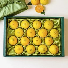 [롯데백화점]자연맛남 제주 황금향 4.6kg (16과내외/보자기포장) 과일 세트, 1개