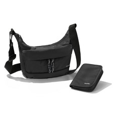 BRANDEN-防盜機能側背護照組-霧黑
