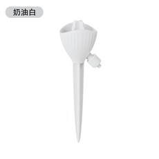 自動澆花器 滴水速度可調 適用多種瓶口, 奶油白, 1個