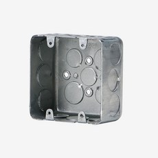 철복스 스위치 두개용 매입 철박스 54mm, 3개