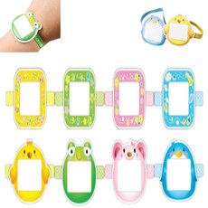 어린이 미아방지 체험 현장학습용 팔찌이름표, 2세트, B타입