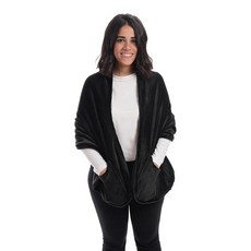 Mintra Home 주머니가 있는 숄 블랙. 125021, 블랙