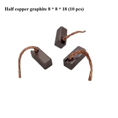 호환 차량 카본 브러쉬 전자 팬 브레이크 워터 펌프 스티어링 전원 12V 24V 모터 카본 브러쉬, 05 Type B 10pcs