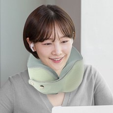 사무실목베개 편안한 목쿠션 여행용 비행기 메모리폼 목베개, 없음
