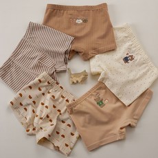 빌도르 하이베어 5매 남아 드로즈 사각 아동 키즈 어린이 팬티