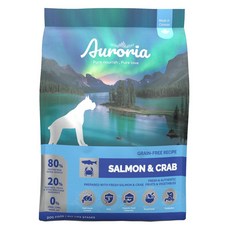 Auroria 極光 無穀狗飼料 全齡犬配方, 1個, 5LB,鮭魚&雪蟹