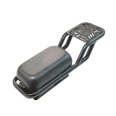 모토벨로 브라켓 탑박스 테일 실속형 선반 호환 짐받이 짐대, B. 팔걸이 없음  검은색 쿠션