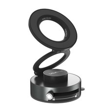 모락 진공 흡착 레버 차량용 맥세이프 자석 거치대, 블랙, 1개