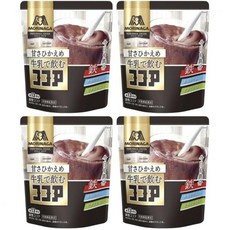 모리나가 단맛을 줄인 일본 코코아 160g x 4개