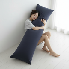 스칸디네이처 바디필로우 150cm 대형 임산부 옆잠, 차콜 그레이