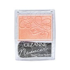CEZANNE 日本珠光修容霜 打亮餅 #SP2新色上市 #01/02/03/04/N1/N2, 1個, N1珊瑚橙橘 (微珠光) - 新品上市