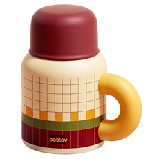바블로브 미니 통통 핸들 보온병 480ml, 1개, 레드