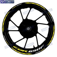오토바이 앞뒤 휠 개조 스티커 허브 데칼 장식 반사, 1개, 4. CBR650F-021