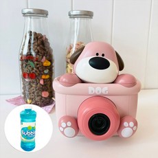 레츠토이 비눗방울 놀이 자동버블건 +500ml 리필액, 5. 카메라 비눗방울_강아지+500ml리필액, 1개