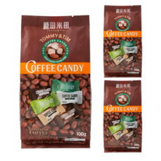 타미티미 커피 사탕 캔디 씹어먹는 커피콩캔디 베트남 홍콩 여행 간식, 3개, 100g