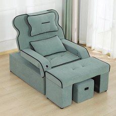 足浴沙髮電動椅按摩床足療修腳沙髮床美甲洗腳一體修腳床洗浴躺椅, 15主體+腳蹬+技師蹬+頭腰枕